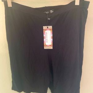 Black Biker shorts NWT